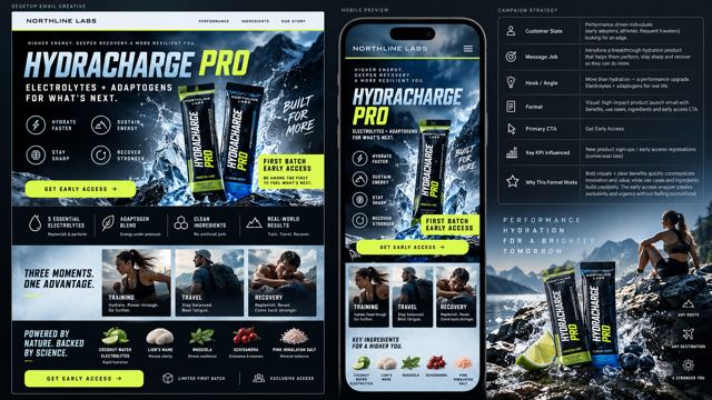 Northline Labs: Product launch email