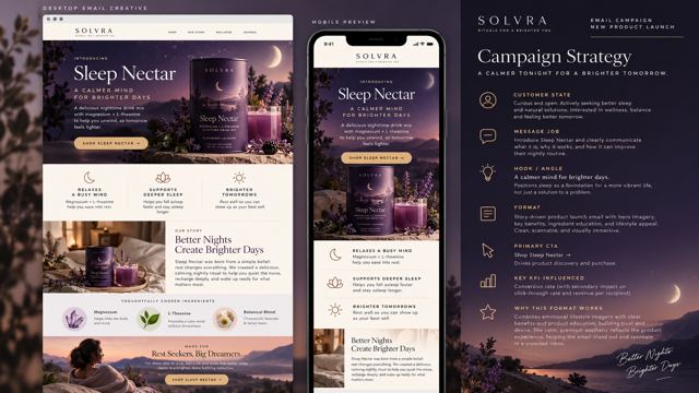 Solvra: Product launch email